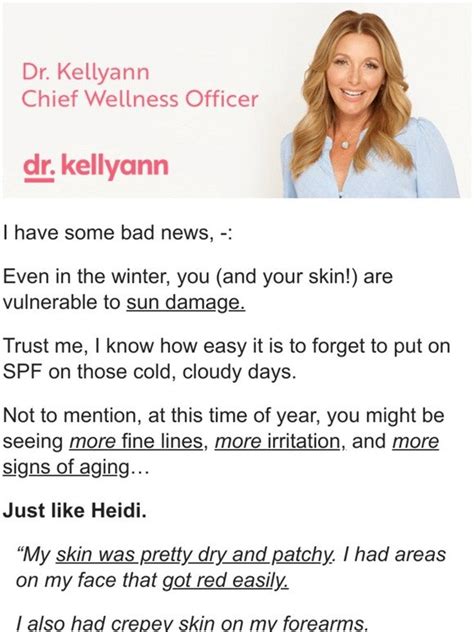 So I thought maybe I should share with you some solutions that can improve your crepey skin. . Dr kellyann crepey skin reviews